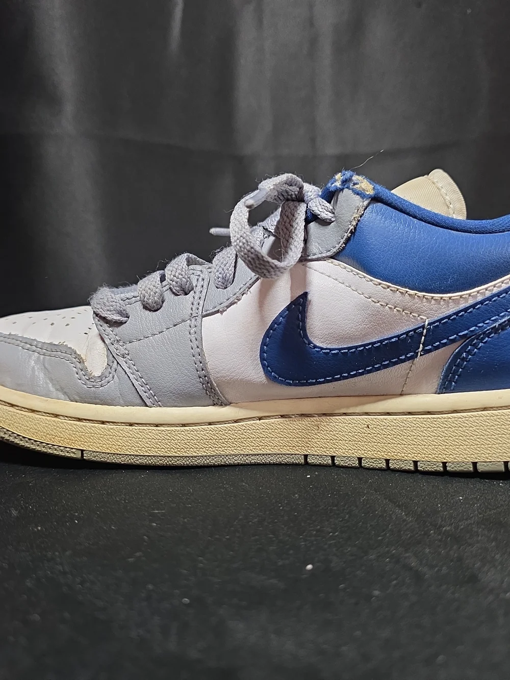 Size 8 - Air Jordan 1 Low French Blue W Gray